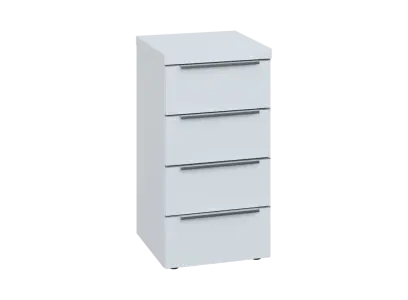 SIN 2 - 44Z kancelářská skříň, 4-zásuvková, 770x400x400, bílá